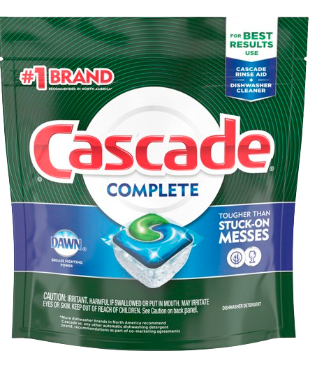 CASCADE DISHWASHER PODS 18PK