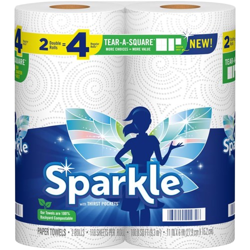 SPARKLE PAPER TOWELS 2PK