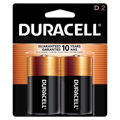 DURACELL D 2PK