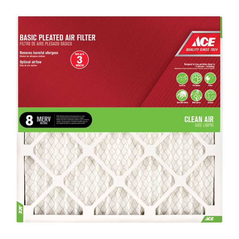 ACE PLEATED AIR FILTER 8 MERV