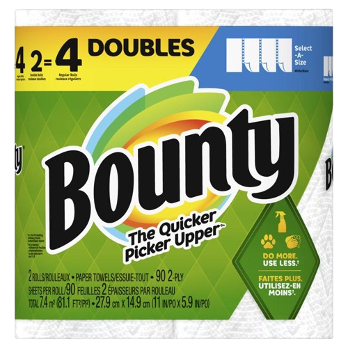 BOUNTY PAPER TOWEL 2PK