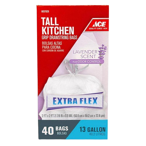 ACE 13GAL DRAWSTRING 40CT