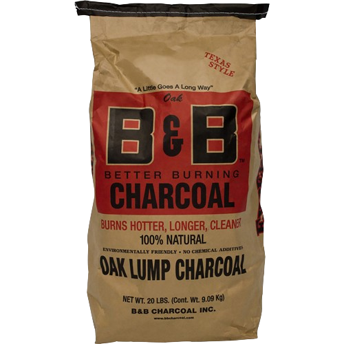 B & B OAK LUMP CHARCOAL 20LB